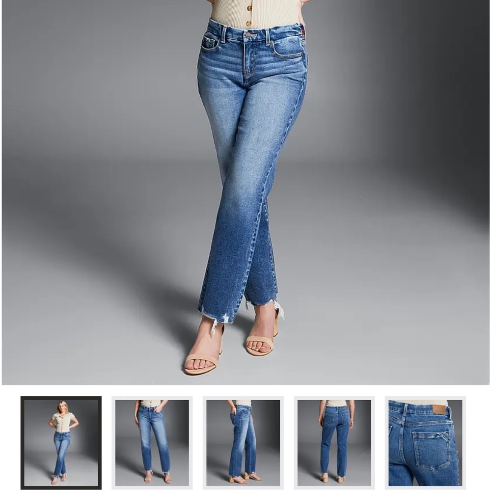 Buckle Black Fit No. 85 Women's Straight Leg Blue Jeans